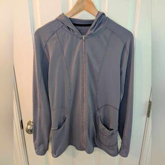 Title Nine Regulator Hooded Performance Jacket Grey Large - Picture 13 of 13